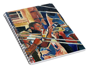The Musical Waves of New Orleans - Spiral Notebook