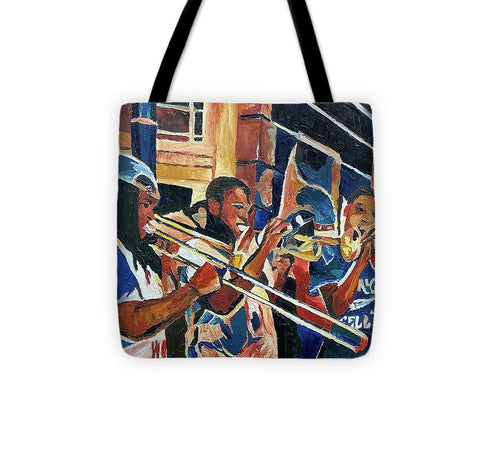 The Musical Waves of New Orleans - Tote Bag