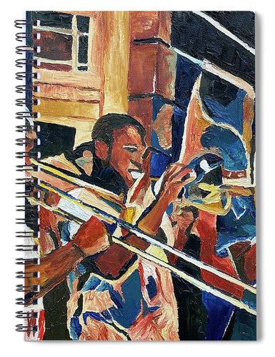 The Musical Waves of New Orleans - Spiral Notebook