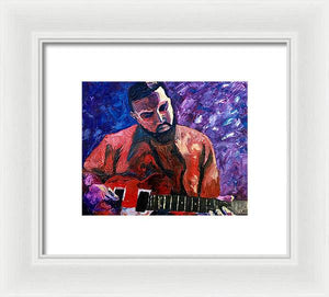 The Guitarist - Framed Print