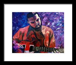 The Guitarist - Framed Print