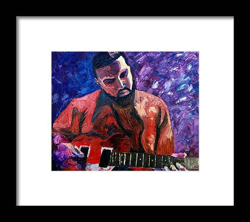 The Guitarist - Framed Print