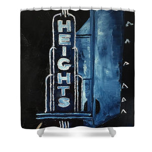 The Heights At Night - Shower Curtain