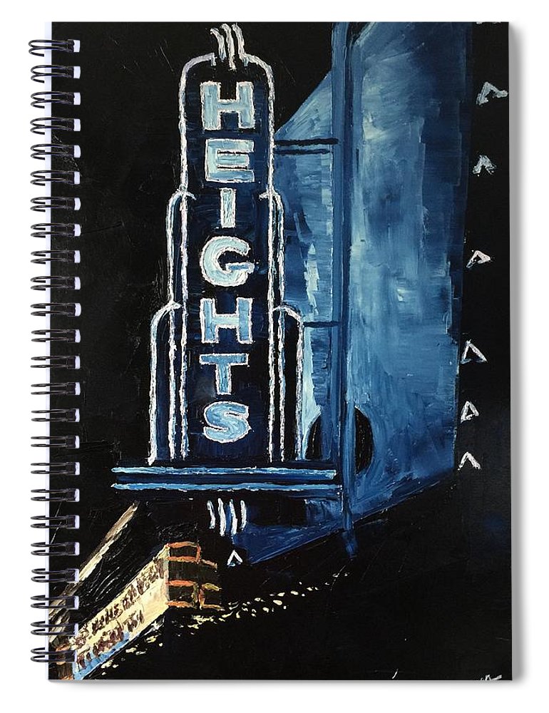 The Heights At Night - Spiral Notebook