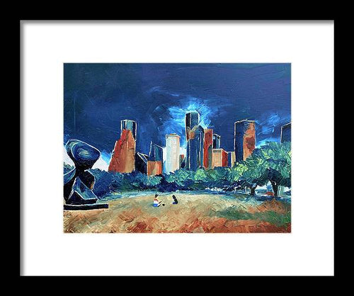 The Spindle at Buffalo Bayou - Framed Print