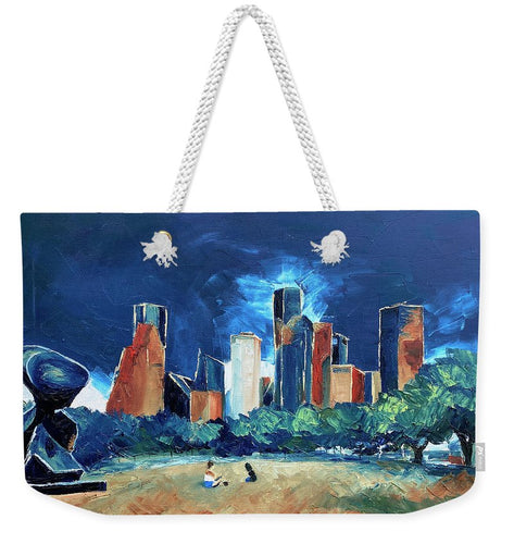 The Spindle at Buffalo Bayou - Weekender Tote Bag