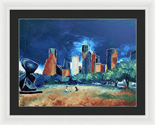 Load image into Gallery viewer, The Spindle at Buffalo Bayou - Framed Print