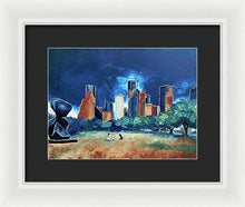 Load image into Gallery viewer, The Spindle at Buffalo Bayou - Framed Print