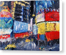 Load image into Gallery viewer, Times Square Abstracted - Canvas Print