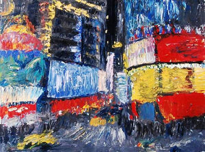 Times Square Abstracted - Art Print