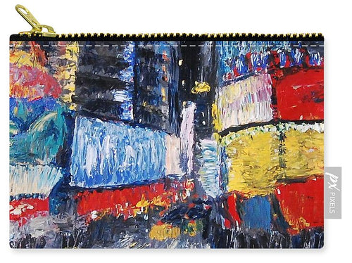 Times Square Abstracted - Carry-All Pouch