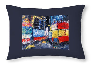 Times Square Abstracted - Throw Pillow