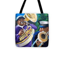 Load image into Gallery viewer, Trombone Kid Tuba Jeff - Tote Bag