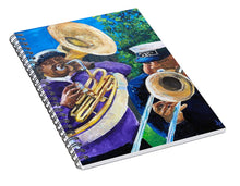 Load image into Gallery viewer, Trombone Kid Tuba Jeff - Spiral Notebook