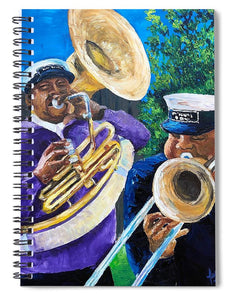 Trombone Kid Tuba Jeff - Spiral Notebook