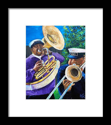 Trombone Kid Tuba Jeff - Framed Print