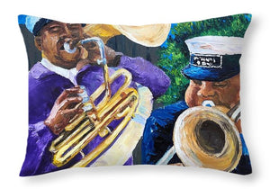 Trombone Kid Tuba Jeff - Throw Pillow