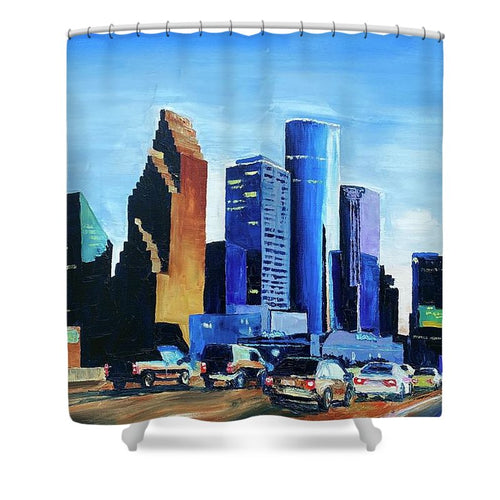 Twilight Commute - Shower Curtain