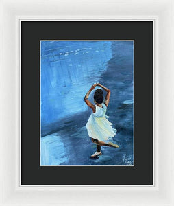 Twirl, Jazzy - Framed Print