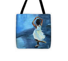 Load image into Gallery viewer, Twirl, Jazzy - Tote Bag