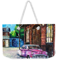 Load image into Gallery viewer, Voiture dans les Quartiers Car in the Quarters - Weekender Tote Bag