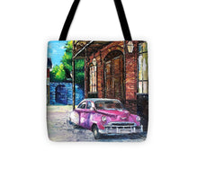 Load image into Gallery viewer, Voiture dans les Quartiers Car in the Quarters - Tote Bag