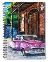 Load image into Gallery viewer, Voiture dans les Quartiers Car in the Quarters - Spiral Notebook