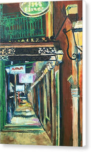 Walk With Me Down Rue Bienville - Canvas Print