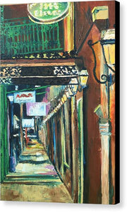 Walk With Me Down Rue Bienville - Canvas Print