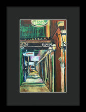 Load image into Gallery viewer, Walk With Me Down Rue Bienville - Framed Print