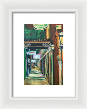 Load image into Gallery viewer, Walk With Me Down Rue Bienville - Framed Print