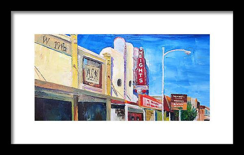 West 19th St - Framed Print