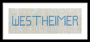 Westheimer Mosaic - Framed Print