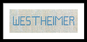 Westheimer Mosaic - Framed Print