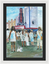 Load image into Gallery viewer, White Linen Night - Framed Print