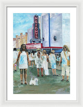 Load image into Gallery viewer, White Linen Night - Framed Print