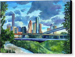 White Oak Bayou - Canvas Print