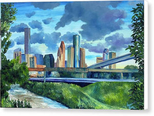 White Oak Bayou - Canvas Print