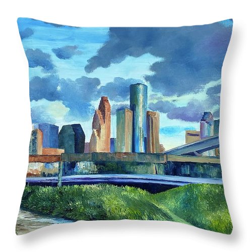 White Oak Bayou - Throw Pillow