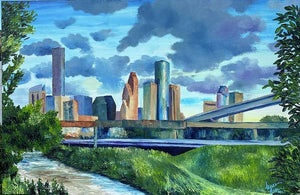 White Oak Bayou - Art Print