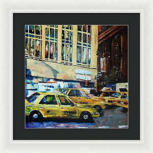 Yellow Congestion - Framed Print