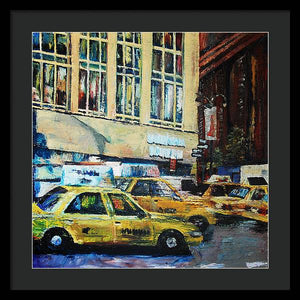 Yellow Congestion - Framed Print