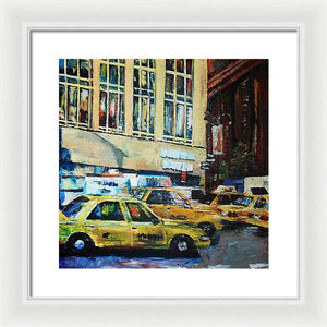 Yellow Congestion - Framed Print