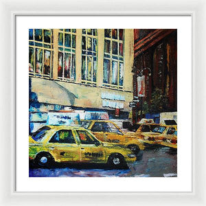 Yellow Congestion - Framed Print