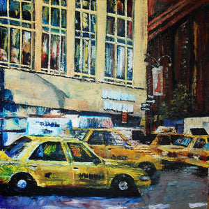 Yellow Congestion - Art Print