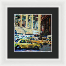 Load image into Gallery viewer, Yellow Congestion - Framed Print