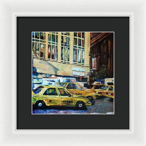 Yellow Congestion - Framed Print