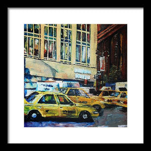 Yellow Congestion - Framed Print